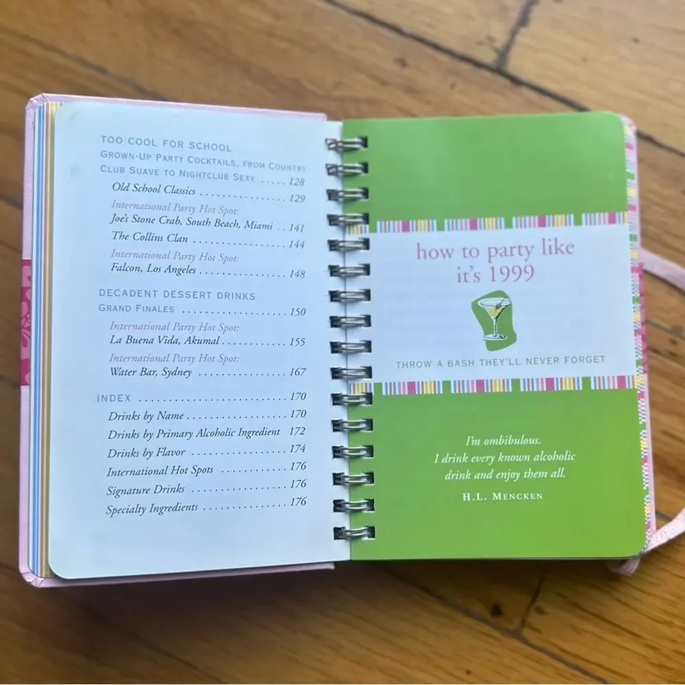 The Little Pink Book of Frozen Drinks – Mini Cocktail Recipe Book